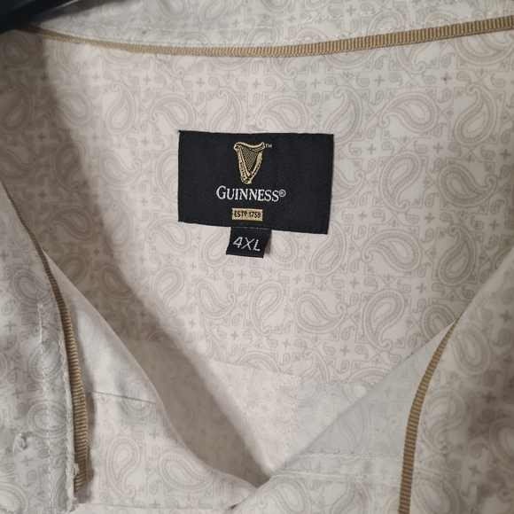 Guinness Mens Paisley Shirt - Picture 4 of 7